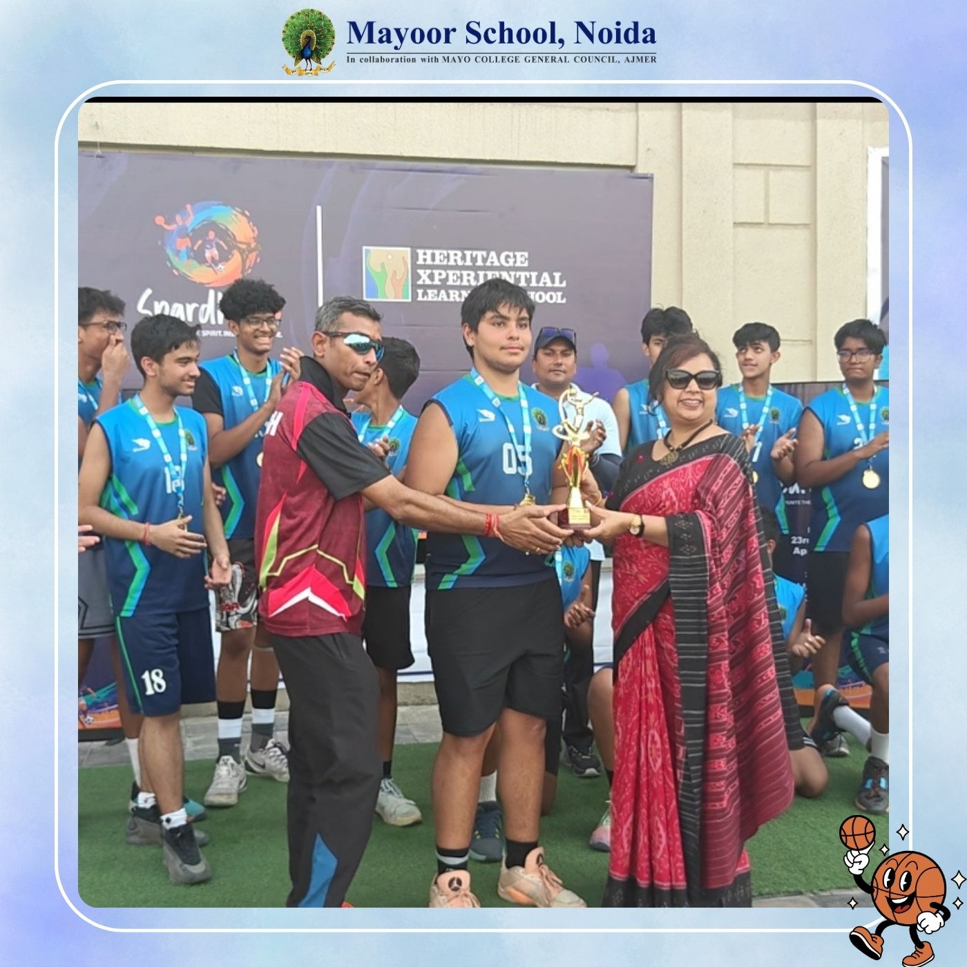 Mayoor Shines on the Court!